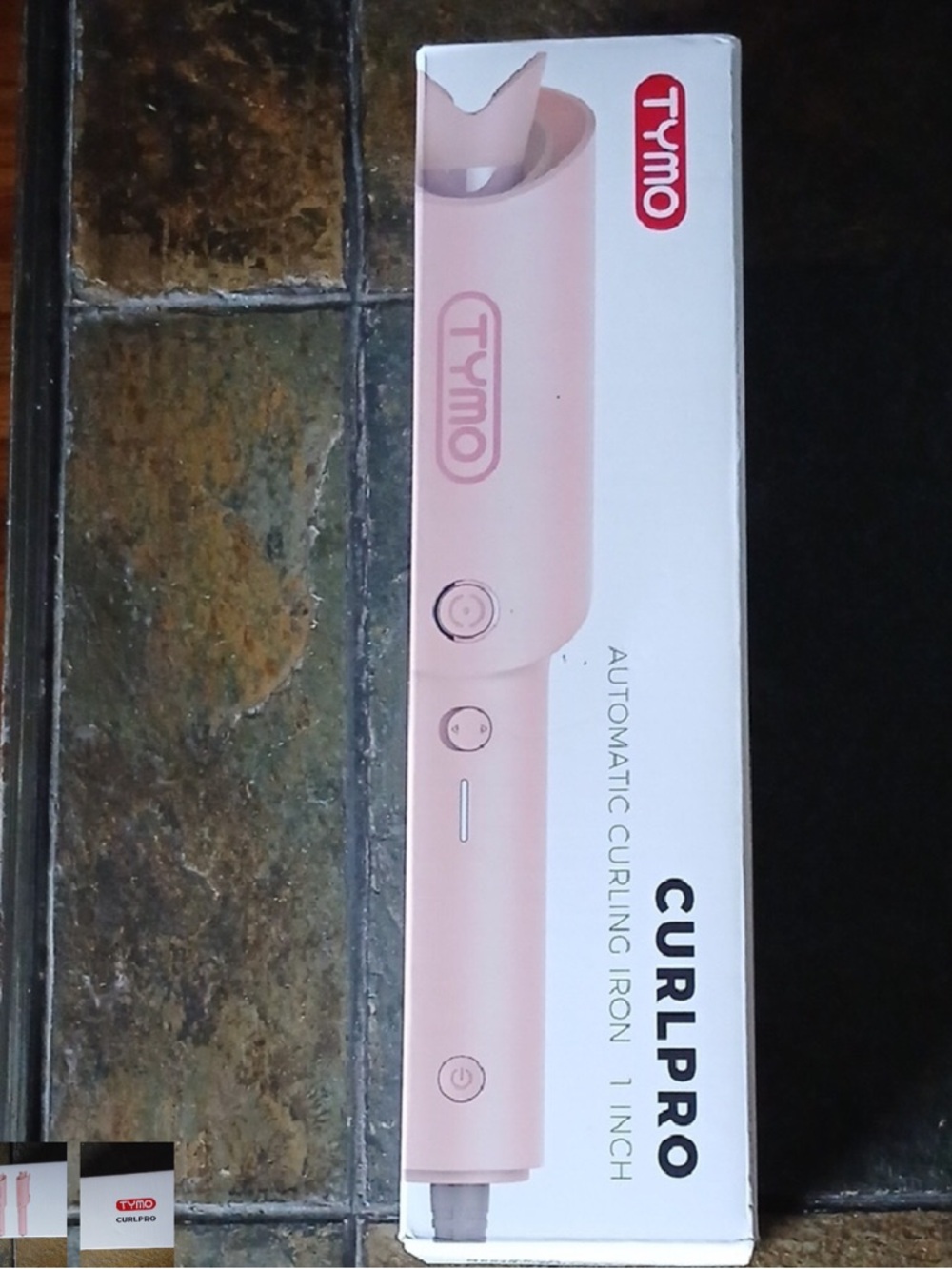 Tymo Pink CurlPro 1-inch Automatic Curling Iron.     D